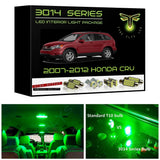 2007-2012 Honda CR-V Super Bright 3014 Series LED interior light kit