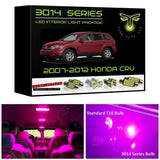2007-2012 Honda CR-V Super Bright 3014 Series LED interior light kit
