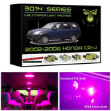 2002-2006 Honda CR-V Super Bright 3014 Series LED interior light kit