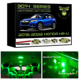 2016-2022 Honda HR-V Super Bright 3014 Series LED interior light kit