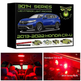 2013-2022 Honda CR-V Super Bright 3014 Series LED interior light kit