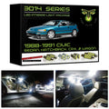 1988-1991 Honda Civic Super Bright 3014  Series LED interior light kit for Sedan, Hatchback, CRX or Wagon