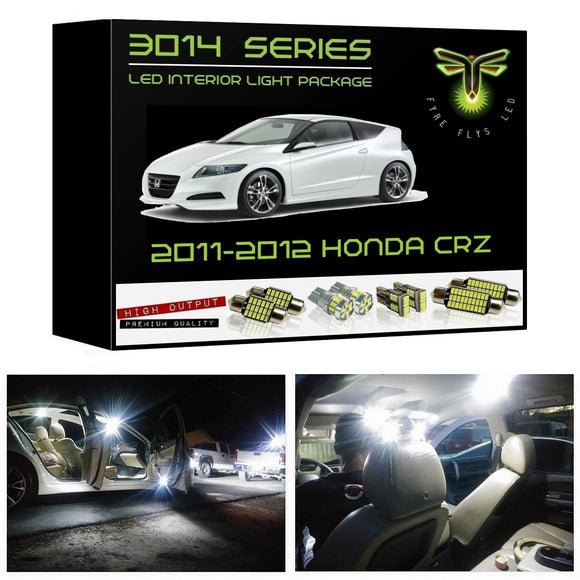 2011-2012 Honda CR-Z Ultra Bright 3014 Series LED interior light kit