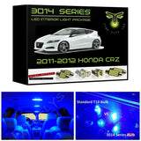 2011-2012 Honda CR-Z Super Bright 3014 Series LED interior light kit