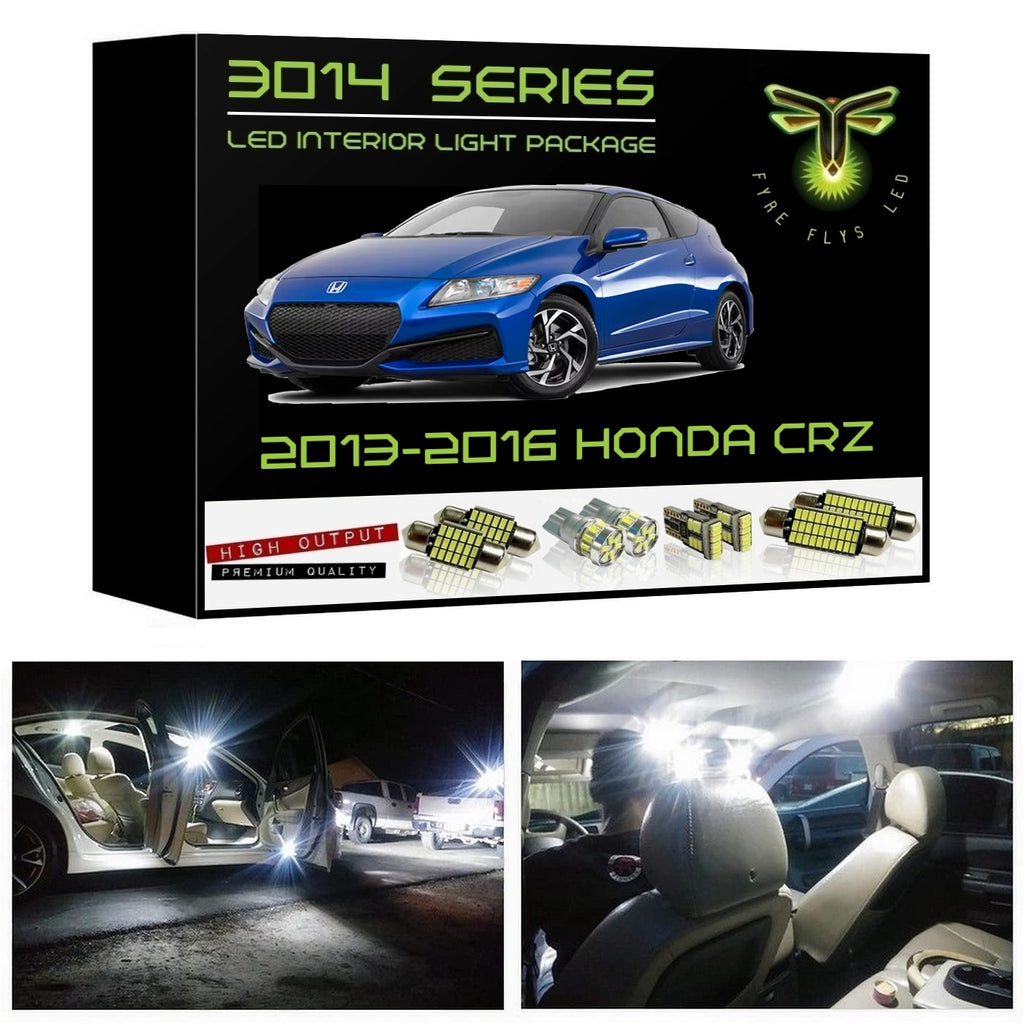 2013-2016 Honda CR-Z Super Bright 3014 Series LED interior light kit
