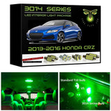 2013-2016 Honda CR-Z Super Bright 3014 Series LED interior light kit