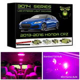 2013-2016 Honda CR-Z Super Bright 3014 Series LED interior light kit