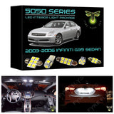 2003-2006 Infiniti G35 Sedan LED interior light kit 5050 Series