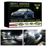 2003-2007 Infiniti G35 Coupe Super Bright 3014 Series LED interior light kit
