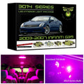 2003-2007 Infiniti G35 Coupe Super Bright 3014 Series LED interior light kit