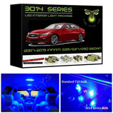 2007-2015 Infiniti G35/G37/Q50 Sedan Super Bright LED interior light kit 3014 Series