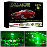 2007-2015 Infiniti G35/G37/Q50 Sedan Super Bright LED interior light kit 3014 Series