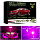 2007-2015 Infiniti G35/G37/Q50 Sedan Super Bright LED interior light kit 3014 Series