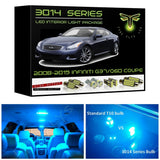 2008-2015 Infiniti G37/Q60 Coupe Super Bright 3014 Series LED interior light kit
