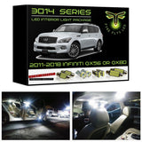 2011-2018 Infiniti QX56/QX80 Super Bright LED interior light kit 3014 Series