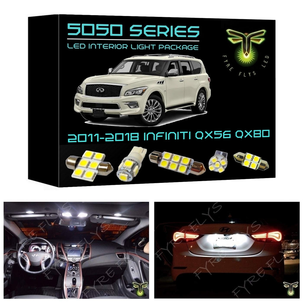 2011-2018 Infiniti QX56/QX80 LED interior light kit 5050 Series