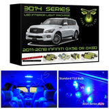 2011-2018 Infiniti QX56/QX80 Super Bright LED interior light kit 3014 Series