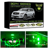2011-2018 Infiniti QX56/QX80 Super Bright LED interior light kit 3014 Series