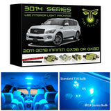 2011-2018 Infiniti QX56/QX80 Super Bright LED interior light kit 3014 Series