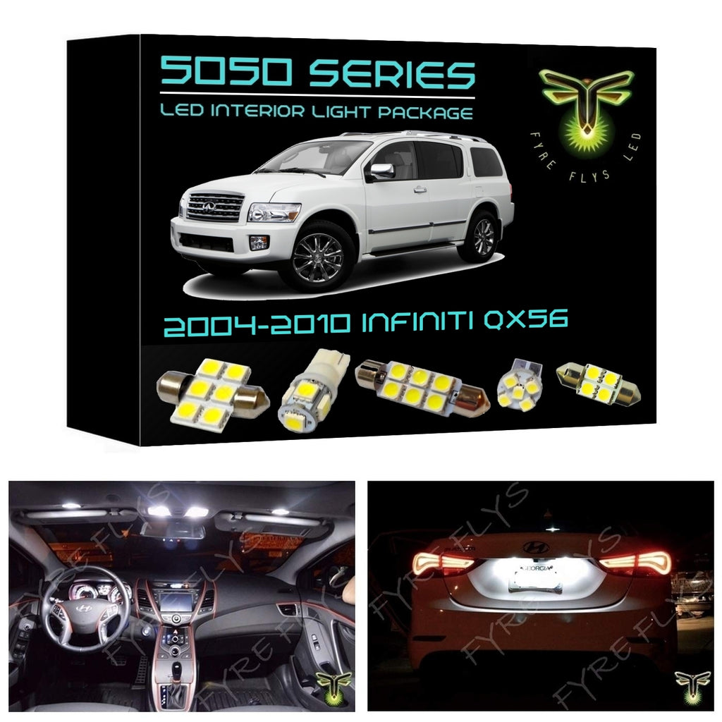 2004-2010 Infiniti QX56 LED interior light kit 5050 Series