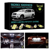 2004-2010 Infiniti QX56 LED interior light kit 5050 Series