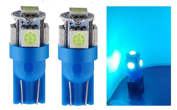 T10 194 168 2825 w5w bulbs - 5050 series 5 LED