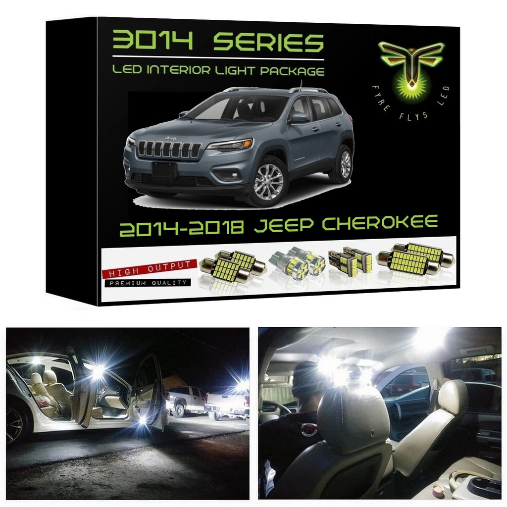 2014-2018 Jeep Cherokee Ultra Bright 3014 Series LED interior light kit