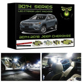 2014-2018 Jeep Cherokee Ultra Bright 3014 Series LED interior light kit