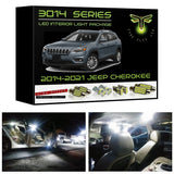 2014-2021 Jeep Cherokee Ultra Bright 3014 Series LED interior light kit
