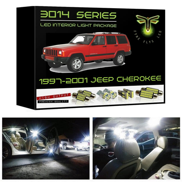1997-2001 Jeep Cherokee XJ Super Bright 3014 Series LED interior light kit