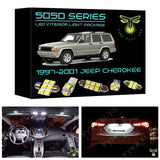 1997-2001 Jeep Cherokee XJ LED interior light kit 5050 Series