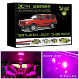 1997-2001 Jeep Cherokee XJ Super Bright 3014 Series LED interior light kit