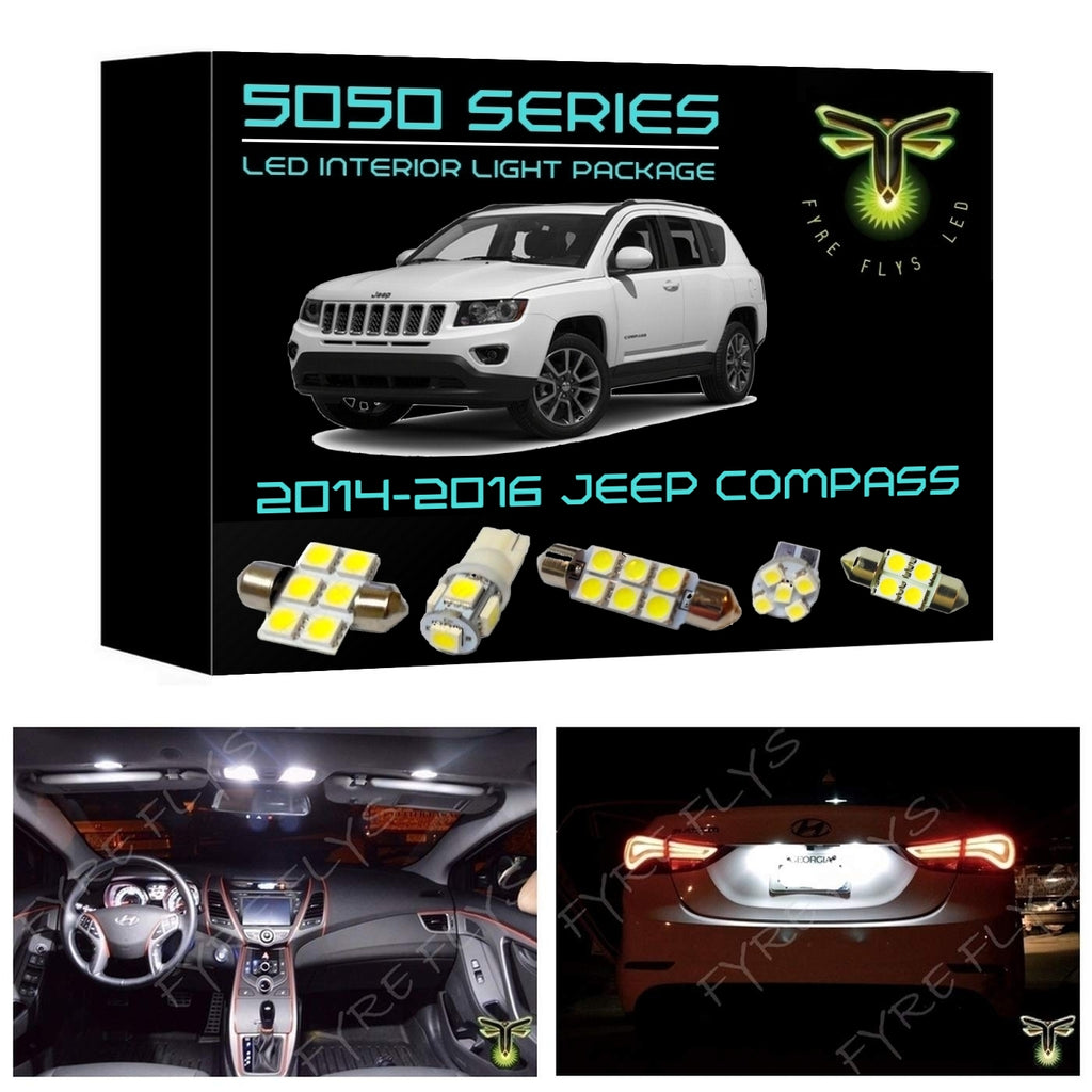 2014-2016 Jeep Compass LED interior light kit 5050 Series