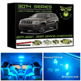 2011-2021 Jeep Grand Cherokee Super Bright 3014 Series LED interior light kit