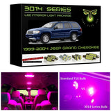 1999-2004 Jeep Grand Cherokee Super Bright 3014 Series LED interior light kit