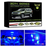 2005-2010 Jeep Grand Cherokee Super Bright 3014 Series LED interior light kit