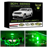 2008-2013 Jeep Liberty Super Bright 3014 Series LED interior light kit