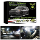 2017-2025 Jeep Compass Ultra Bright 3014 Series LED interior light kit