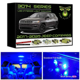 2017-2025 Jeep Compass Ultra Bright 3014 Series LED interior light kit