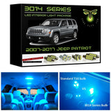 2007-2017 Jeep Patriot Ultra Bright 3014 Series LED interior light kit
