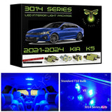 2021-2024 Kia K5 Super Bright 3014 Series LED interior light kit
