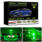 2021-2024 Kia K5 Super Bright 3014 Series LED interior light kit