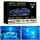 2021-2024 Kia K5 Super Bright 3014 Series LED interior light kit