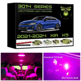2021-2024 Kia K5 Super Bright 3014 Series LED interior light kit