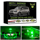 2009-2013 Kia Soul Super Bright 3014 Series LED interior light kit