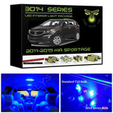 2011-2015 Kia Sportage Super Bright 3014 Series LED interior light kit