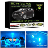 2011-2015 Kia Sportage Super Bright 3014 Series LED interior light kit