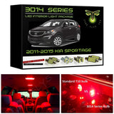 2011-2015 Kia Sportage Super Bright 3014 Series LED interior light kit