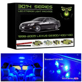 1998-2005 Lexus GS300 GS400 or GS430 3014 Series LED interior light kit