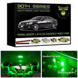 1998-2005 Lexus GS300 GS400 or GS430 3014 Series LED interior light kit